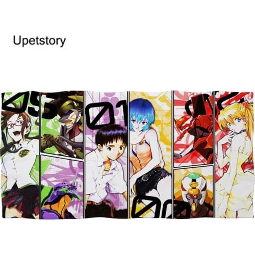 Upetstory Anime Evangelion Print Bath Towel Cartoon Microfibre Beach Shower Towel for Kids Adults Soft Home Face/Hair Towels