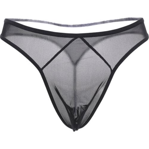 Ben xi Men's Transparent Briefs