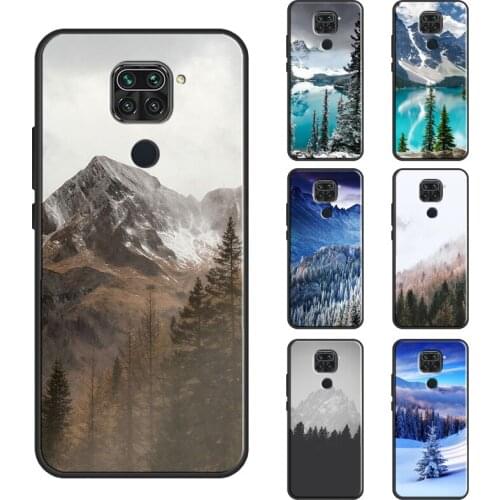 Pine Tree Forest Mountain Peak Case For Xiaomi Redmi Note 10 Pro Note 9 Pro 7 8 9S 8T Cover For Redmi 9T 9A 9C K40 7A 8A