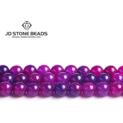 Gemstone Factory Deep Purple Sugilite Stone Charoite Round Loose Beads for Jewelry Making with Size 6 8 10MM Fine Jewelry