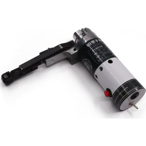 Electric Belt Sander Mini Belt Sander Electric Grinder Small Grinding Machine Hand-held Electric Belt Sander with Sanding Belts