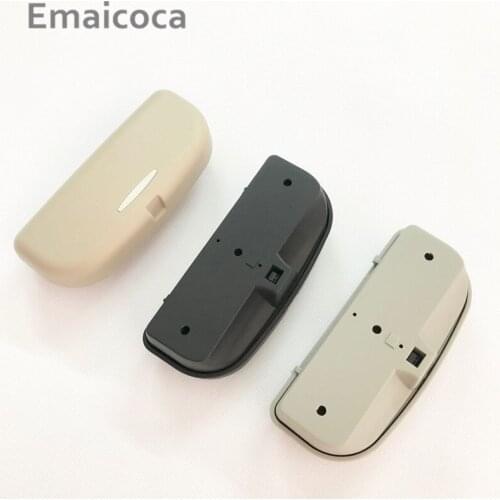 Emaicoca Car Sun Visor Glasses Case For Citroen C1 C2 C3 C4 C4L C5 DS-series C-Quatre C-Triomphe Picasso Elysee