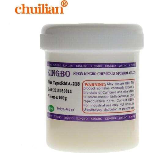 Kingbo RMA-218 bga Solder Flux Paste Solder 100g for SMT Reballing