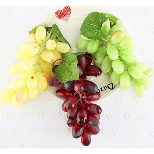 Artificial Grape Fruit Simulation Bunch Fake Fruit Model Ornaments Photography Prop Interior Decoration Pendant Festive Supplies