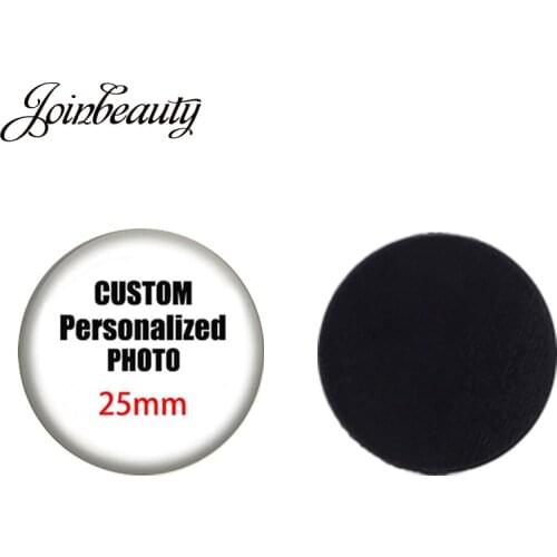 JOINBEAUTY Custom Fridge Magnet 25mm Glass Dome Art Picture Magnetic Refrigerator Sticker Jewelry Accessories NA01