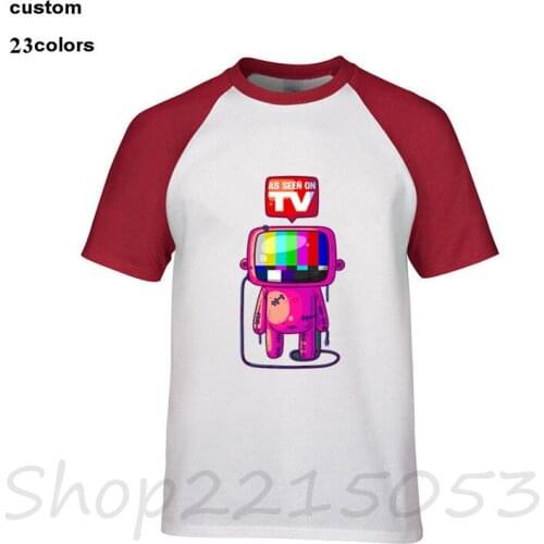 As Seen on tv Mens t-shirts 2020 funny fashion TV tshirt custome photo male tshirt stranger things clothing regata tee t shirts