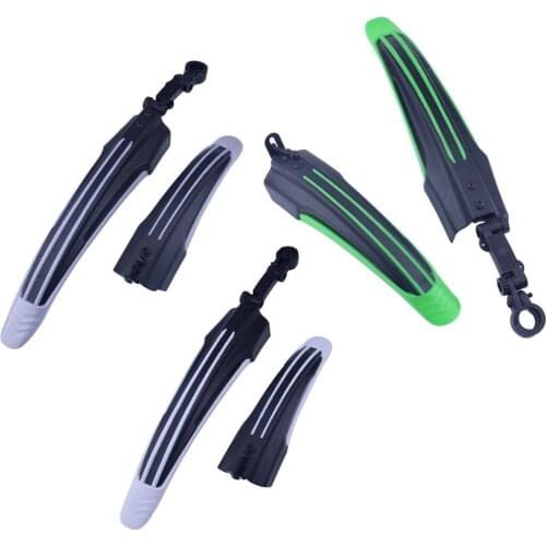 LETAOSK Bicycle Cycling Road Mountain Bike Front Rear Wheel Plastic Mud Guard Mudguard Tire Fender Set