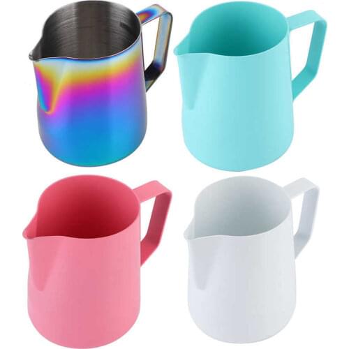 Stainless Steel 600ml Milk Frothing Pitcher Espresso Coffee Barista Craft Latte Cappuccino Milk Cream Cup Frothing Jug Pitcher