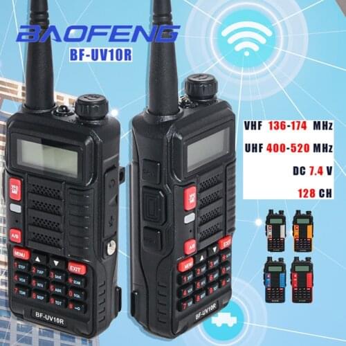 2021 Hot Walkie Talkie Baofeng UV-10R BF-UV10R Dual Band Two Way CB Ham Radio High Power Long Range Standby Time Noise Reduction