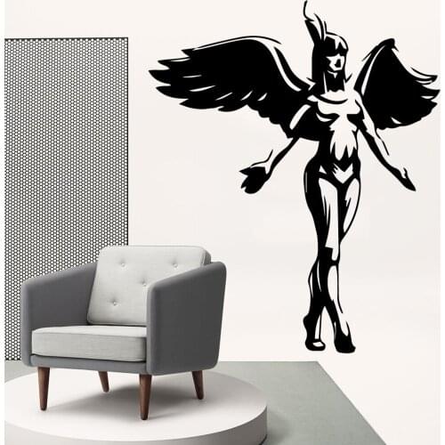 Lovely Figure Art Sticker Waterproof Wall Stickers For Living Room Bedroom Nordic Style Home Decoration