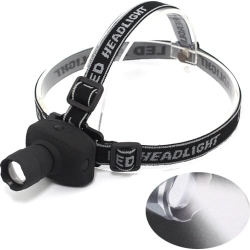 Anjoet CREE Q5 LED Headlamp Flashlight Frontal Durable Zoom lanterna battery AAA Headlight camping Lamp Fishing Hunting hot