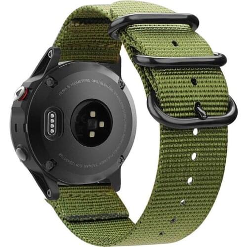 22MM Anti-scratch Nylon Watch Band Wrist Strap Bracelet for Garmin Fenix 5 5s /Instinct/Forerunner 935 Smart Watch Accessories