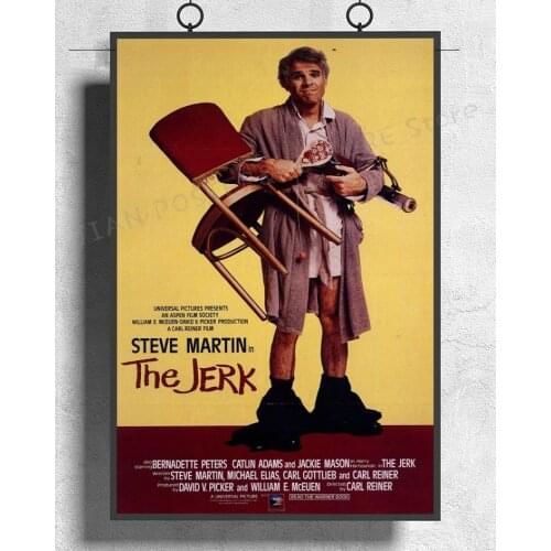 NJ674 THE JERK Movie 1979 Steve Martin Carl Reiner Wall Sticker Silk Poster Art Home Decoration