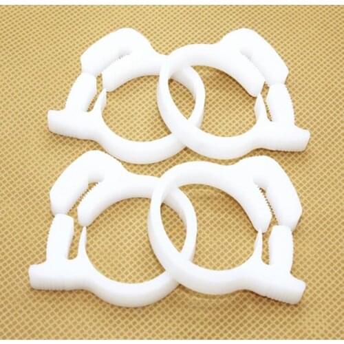 50pcs Plastic hose hoops Nylon strap throat hoop Plastic pipe clamp 9.6-10.5mm