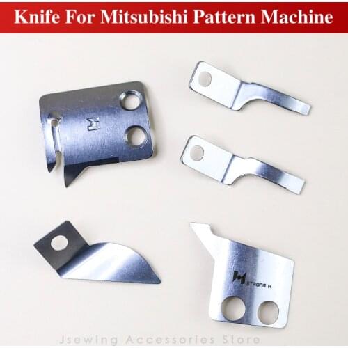 Movable/Fixed Knife For Mitsubishi DY-359 Pattern Sewing Machine Accessories Blade Guide PLK-2520 Typical GC0303 MG52A0834