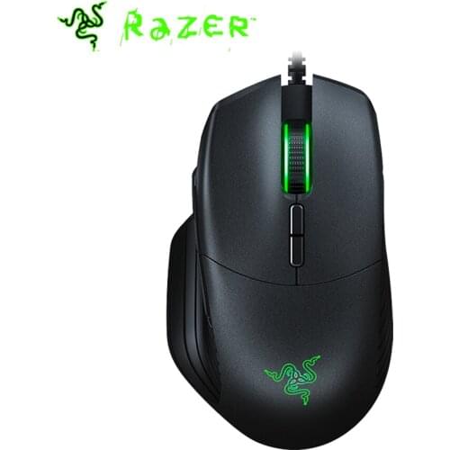 Razer Basilisk Wired Gaming Mouse 6400dpi/16000DPI RGB 5G Optical Sensor Removable DPI Clutch Scroll Resistance 8Buttons Black