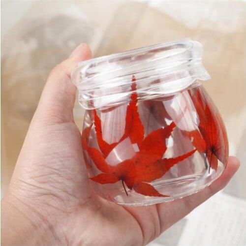 Transparent Silicone Mould Dried Flower Resin Decorative Craft DIY Pudding bottle storage Mold Epoxy Resin Molds For Jewelry