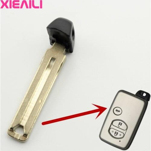 XIEAILI 10Pcs Blank Uncut Remote Smart Key Blade For Toyota Camry/Reiz/RAV4/Prado S332