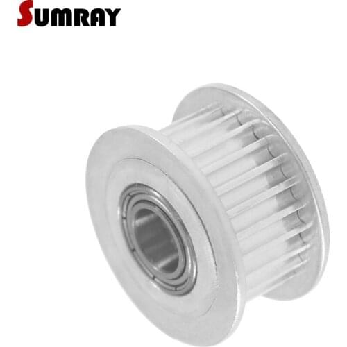 SUMRAY MXL 35T Idler Timing Pulley 7/8/9mm Idler Tensioner Wheel 7/11mm Stepper Motor Pulley With Bearing