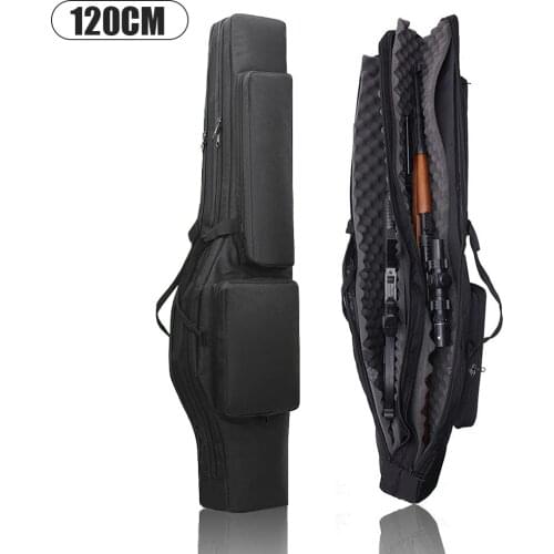 120cm Tactical Long Gun Bag Backpack Double Rifle Bag Gun Carrying Protection Case with Shoulder Strap Hunting Accessories