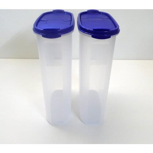 Tupperware Oval Series Dry Food Storage Container 2,9L(2) Blue Modular