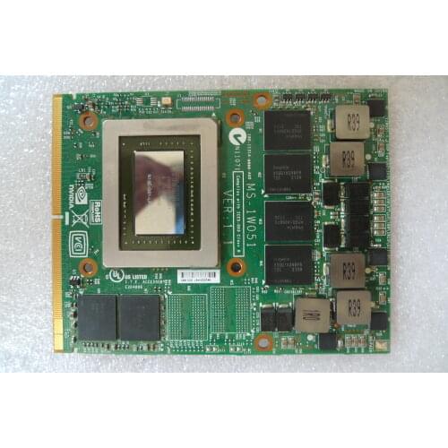 GTX670M 1.5G N13E-GS1-LP-A1 Graphics Video Card Module For MSI 16F2 16F3 16F4 1761 1762 1763 GX680 GT683DX GT780 GX780 GT783DX