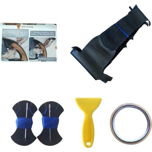 DIY Hand-Stitched Car Steering Wheel Cover Black Suede Leather Breathable for Golf 7 Mk7 New-Polo Jetta Passat B8