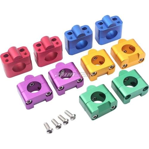 Top Quality 1 1/8 inch 28mm Universal Handle Bars Mount Clamp Fit for Harley Kawasaki Suzuki Yamaha Honda Sportster Road King Cr