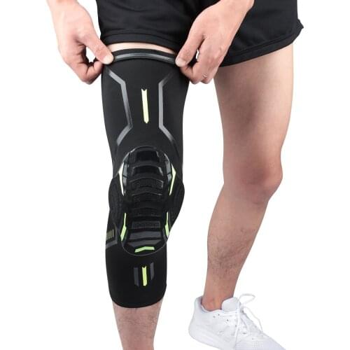 Outdoor Sports Protective Knee Pads Anti-Collision Compression Knee Protector Anti-Slip Stretchy Sun Protection Knee Support