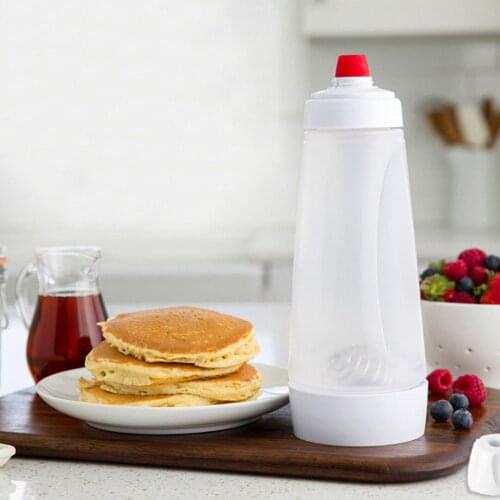 1000ml Hand Batter Dispenser Mixing Bottle Batter Dispenser With Scale Cream Mixing Muffin Mixing Bottle Pastry Baking Tools