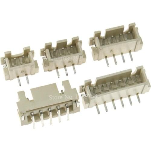 20PCS/LOT XH2.54 Spacing Vertical SMD Connector 2P/3P/4P/5P/6P/7P/8P 2.54mm SMT Pin Socket Connectors