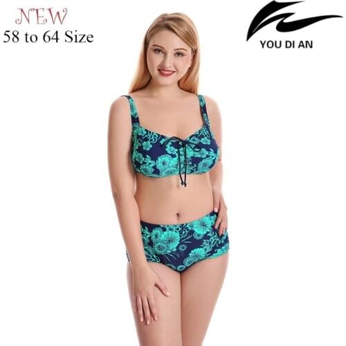 2018 New sexy women bikini plus size swimwear large size swimsuit swim suit swimming beachwear bathing suit bikinis set