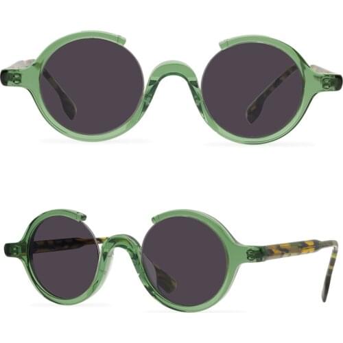 Retro 2021 personality hip hop small frame sunglasses mini glasses trend funny fashion sunglasses