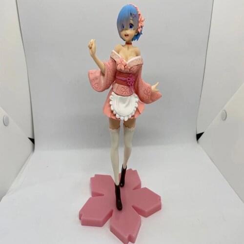23cm Starting Life In Another World From Zero Rem Sakura Ver. PVC action figure collection model toys gifts