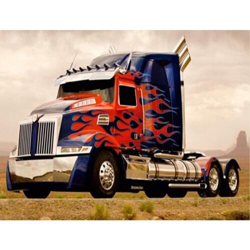 Diamond Embroidery Leopard truck 5D DIY Diamond Painting Full Square Diamond Mosaic Wall stickers decoration Paintings Kit FZ711