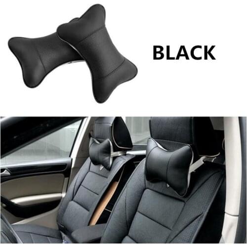 2X Car Headrest Neck pillow seat cushion For Mercedes Benz A180 A200 A260 W203 W210 W211 AMG W204 C E S CLS CLK CLA SLK Classe
