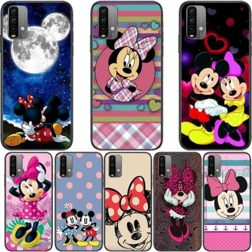 Minnie Mouse Wave Phone Case For XiaoMi Redmi 11 lite 9C 8A 7A Pro 10T 5G Anime Cover Mi 10 Ultra Poco M3 X3 NFC 8 SE cover