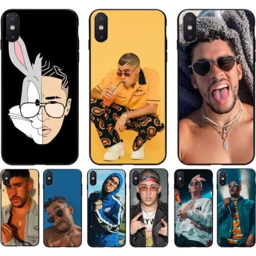 YNDFCNB bad bunny Phone Case Cover for iphone 11 Pro Max X XS MAX 6 6s 7 8 plus 5 5S 5SE XR SE2020