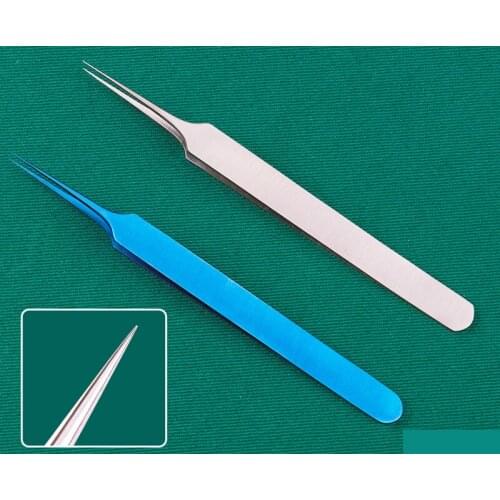 Ultrafine micro tweezers anti-static birds nest hair picking mobile phone maintenance tools blackhead acne type eyelash graftin