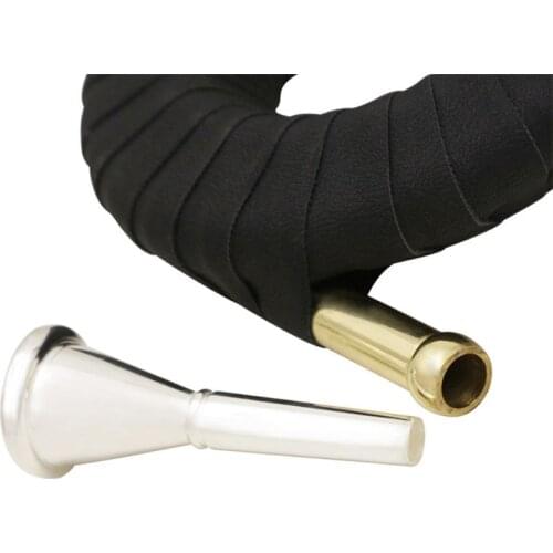 2021 New Bb Brass Hunting Horn with Carry Bag Stand Cleaning Cloth Musical instruments