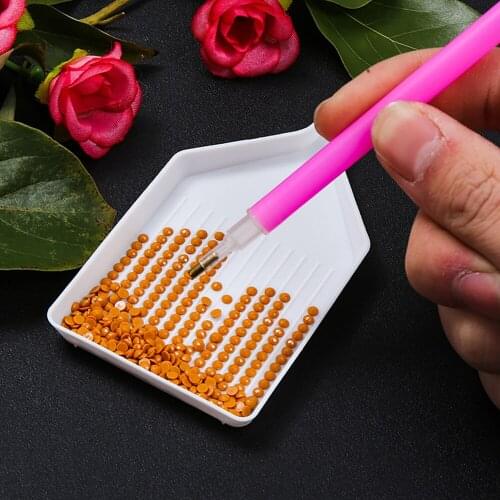 New 5D DIY Diamond Painting Accessories Diamond Embroidery Tool Large Capacity Big Drill Plate Plastic Tray Big Kits gift