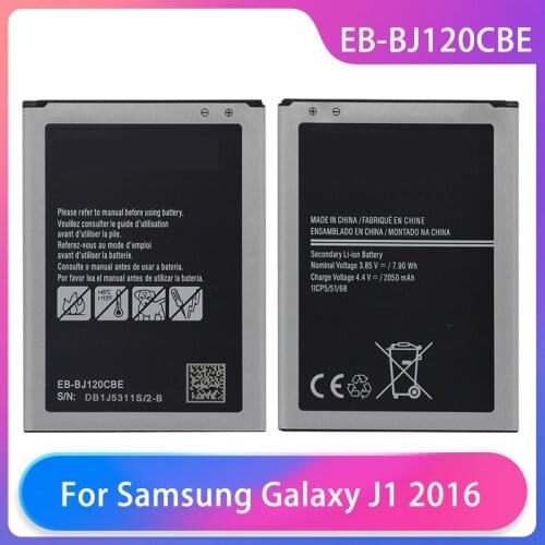 Orginal Battery For Samsung Galaxy J1(2016) Version J120 J120F J120A J120T J120H J120DS Phone Battery EB-BJ120CBU EB-BJ120CBE