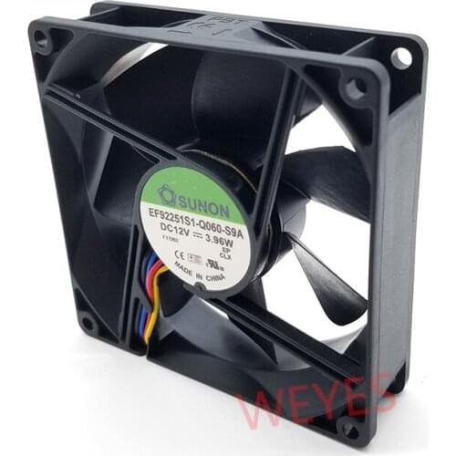 Original for SUNON EF92251S1-Q060-S9A DC12V 3.96W cooling fan
