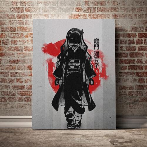 Kamado Nezuko Demon Slayer Poster Canvas Wall Art Decoration prints for living Kid Children room Home bedroom decor painting