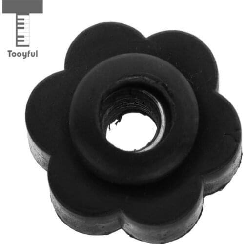 Tooyful Plastic Quick Release Cymbal Tilter Stand Wing Nut for Drummer Percussion Accessory Flower Pattern Black