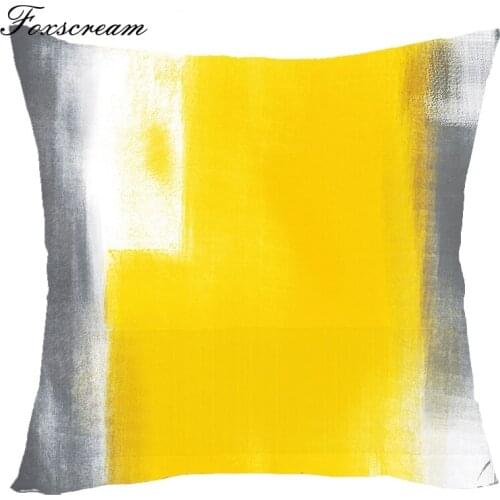 Nordic Style Cushion Covers Home Decor Grey Yellow Pillow Geometric Decorative Pillows Modern Throw Pillows For Sofa 45x45cm