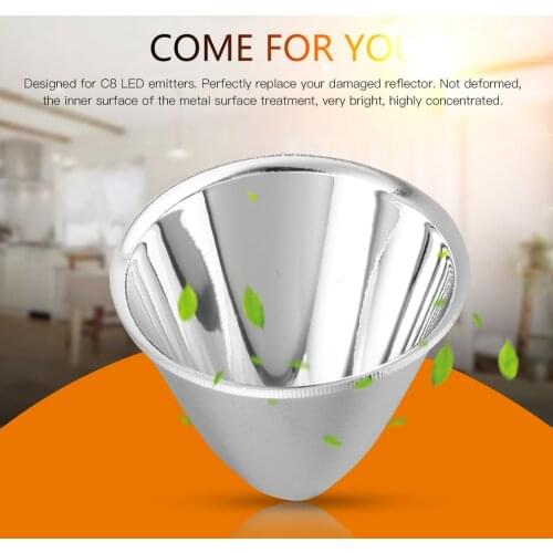 1pc Replacement Aluminum Reflector Cup for C8 XM-L Flashlight DIY B99