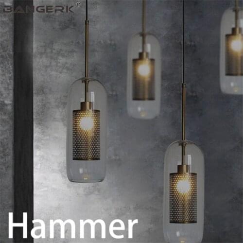 Nordic Design Lamp Modern LED Pendant Light Iron Glass Hanging Lights Pendant Lighting Home Decor Loft Luminaire Suspendu