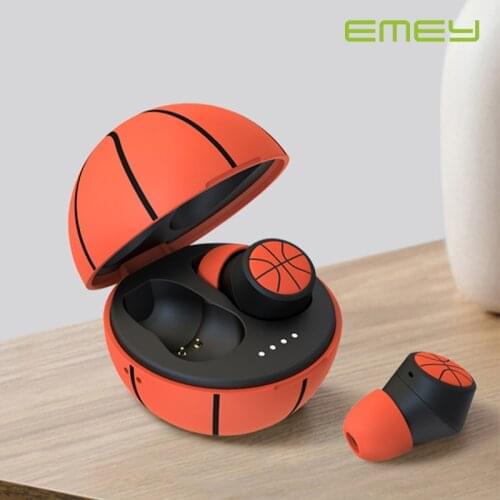 EMEY TWS Sport wireless earbuds waterproof bluetooth earphone for basketball funs