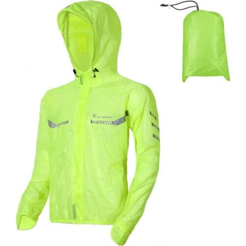 Cycling Rain Suit Breathable Waterproof Cycling Jacket Long Sleeve Reflective Breathable Cycle Raincoat S/M/L/XL/XXL/XXXL